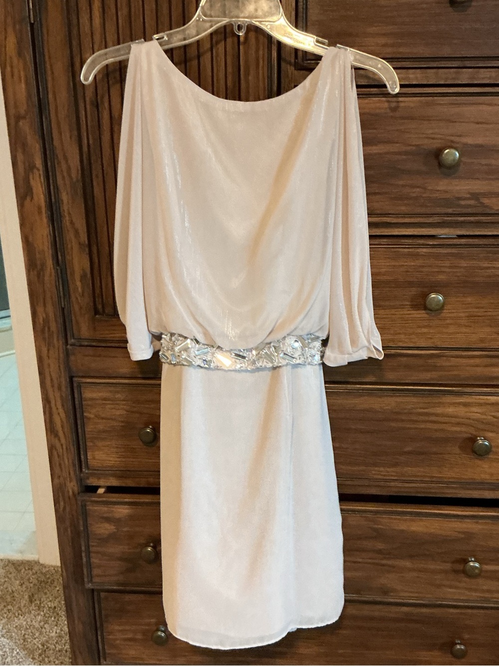 Bisou Bisou Women’s cocktail dress, embellished waist